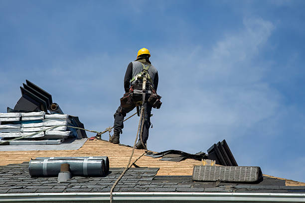 Professional Roofing technician working in Milford Square, PA